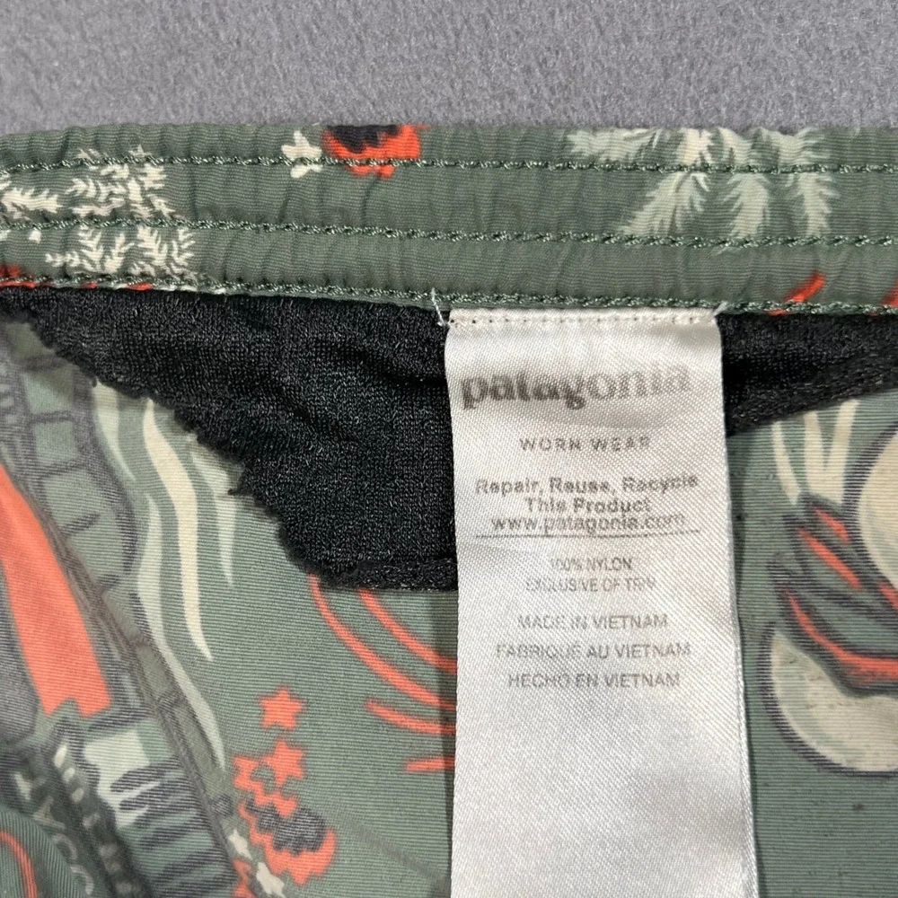 Patagonia Baggies Shorts Small C Street Mexico SoCal Surf Town Malibu Taco Stand